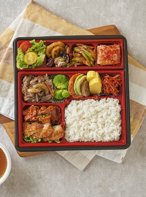 소불고기 제육볶음 돈까스 도시락