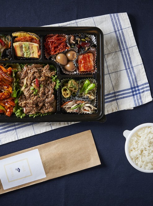 오징어볶음&소불고기 도시락