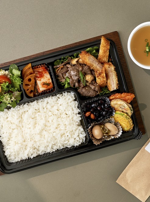 더블 소불고기 돈까스 도시락
